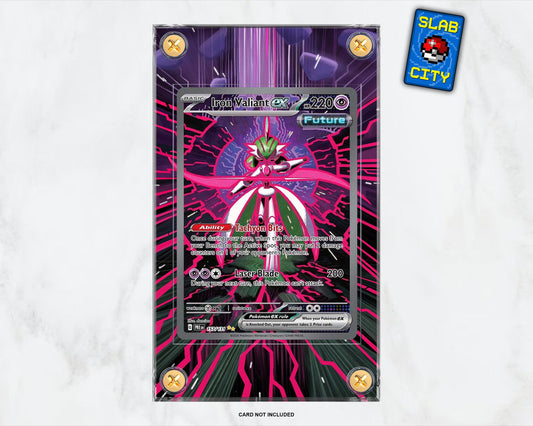 Iron Valiant ex #157 Prismatic Evolutions Extended Art Pokémon Card Display Case