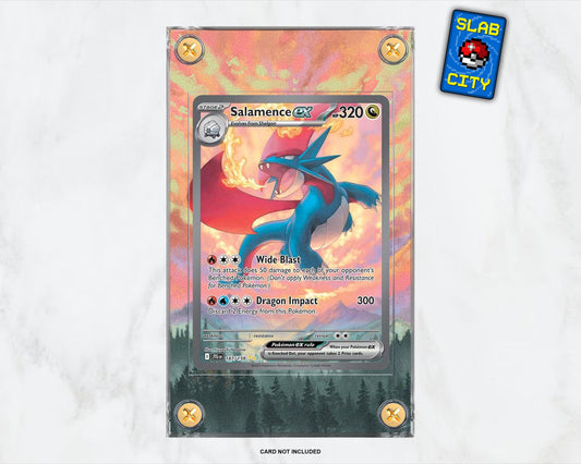 Salamence #187 Journey Together Extended Art Pokémon Card Display Case