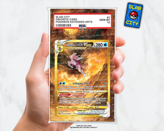Palkia VSTAR GG67 Crown Zenith Extended Art Insert for Graded Card Slabs