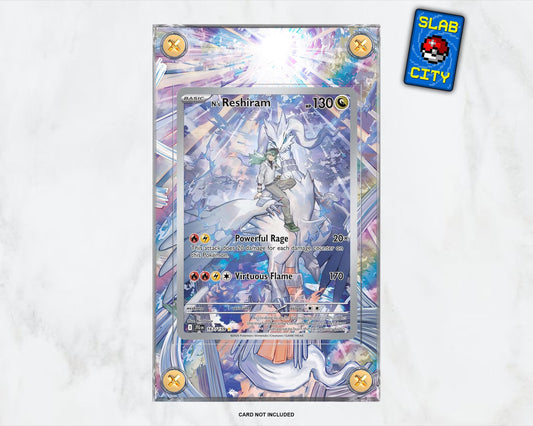 N's Reshiram #167 Journey Together Extended Art Pokémon Card Display Case