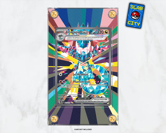 Dragapult ex #165 Prismatic Evolutions Extended Art Pokémon Card Display Case