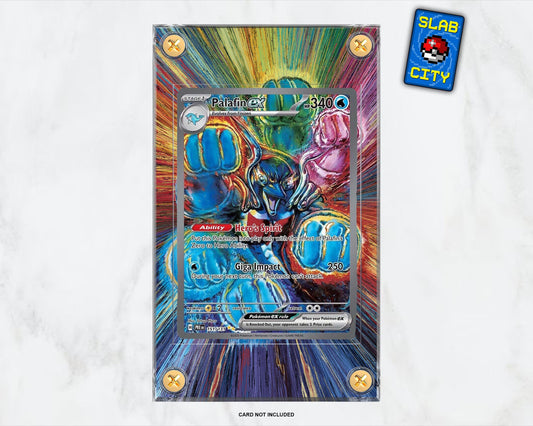 Palafin ex #151 Prismatic Evolutions Extended Art Pokémon Card Display Case