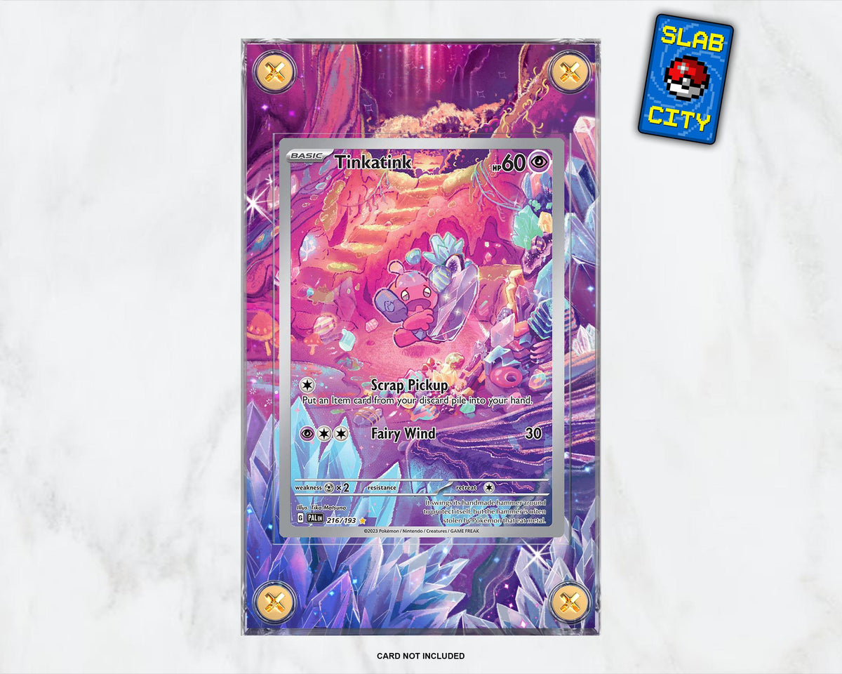 Tinkatink #216 Paldea Evolved Extended Art Pokémon Card Display Case