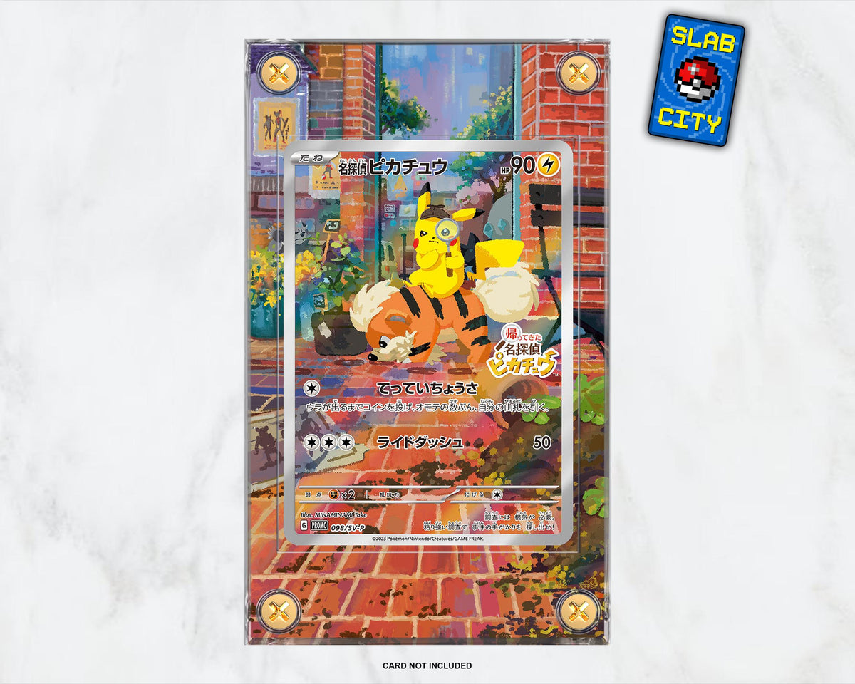 Detective Pikachu #98 Extended Art Pokémon Card Display Case