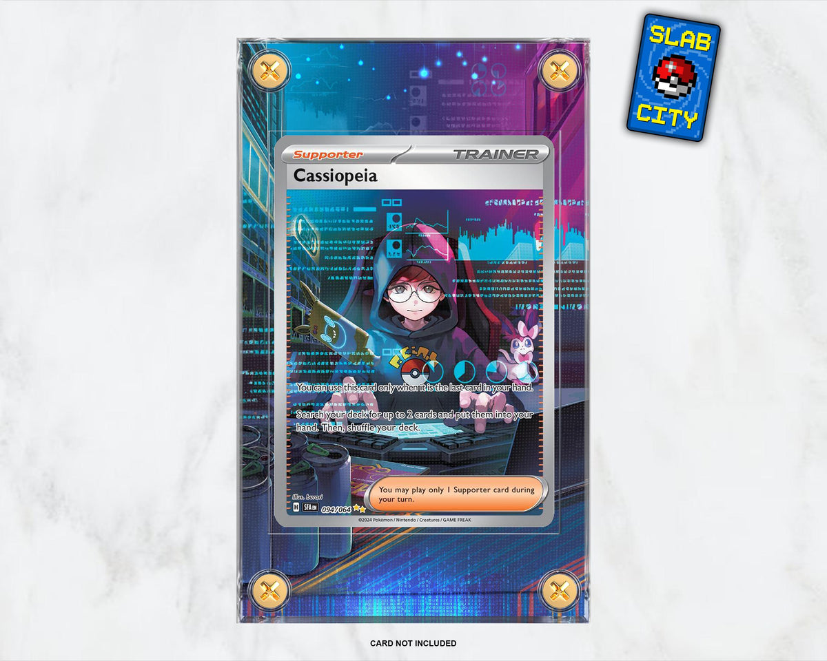 Cassiopeia #94 Shrouded Fable Extended Art Pokémon Card Display Case