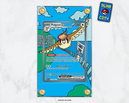 Pidgeot ex #225 Obsidian Flames Extended Art Pokémon Card Display Case