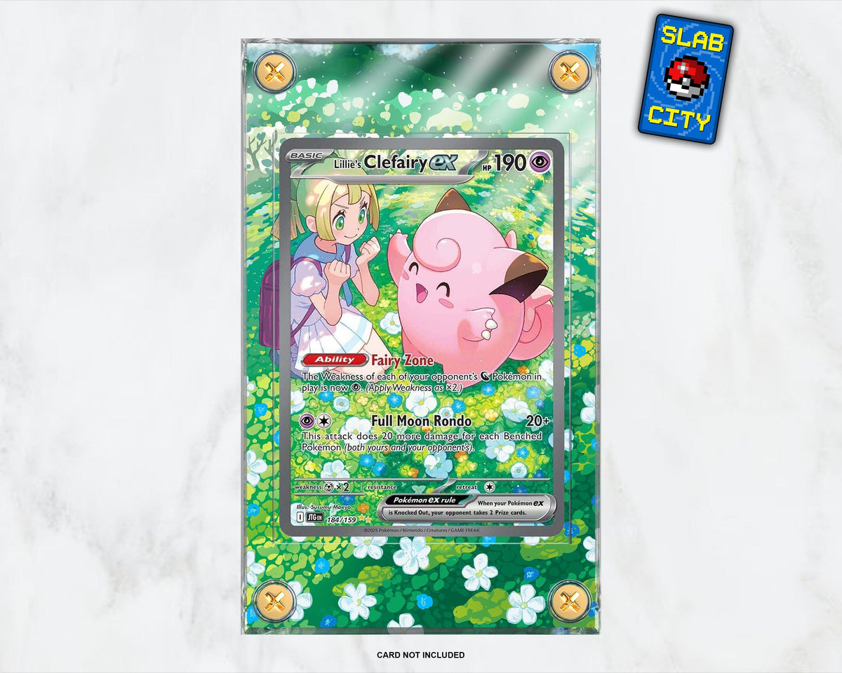 Lillie's Clefairy #184 Journey Together Extended Art Pokémon Card Display Case