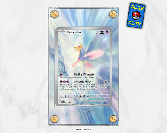 Cresselia #71 Shrouded Fable Extended Art Pokémon Card Display Case
