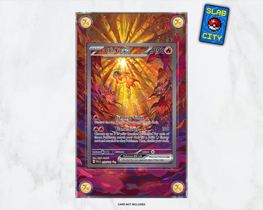 Chi-Yu ex #259 Paldea Evolved Extended Art Pokémon Card Display Case