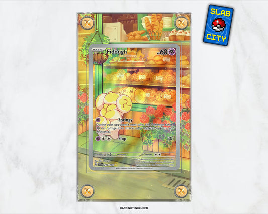 Fidough #213 Scarlet & Violet Extended Art Pokémon Card Display Case
