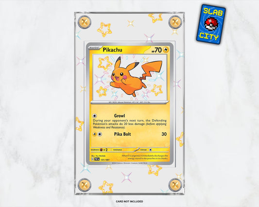 Shiny Rare Variant Paldean Fates Extended Art Pokémon Card Display Case