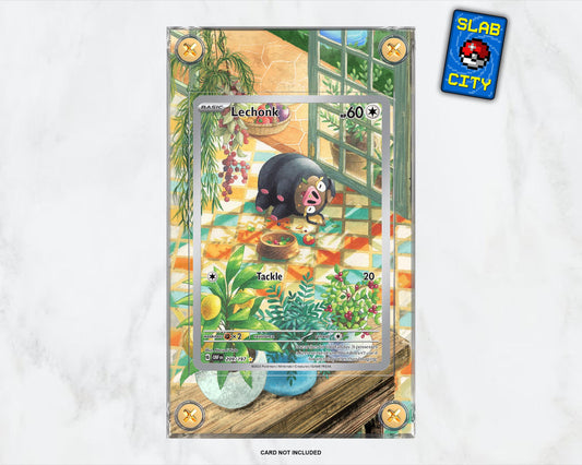 Lechonk #209 Obsidian Flames Extended Art Pokémon Card Display Case