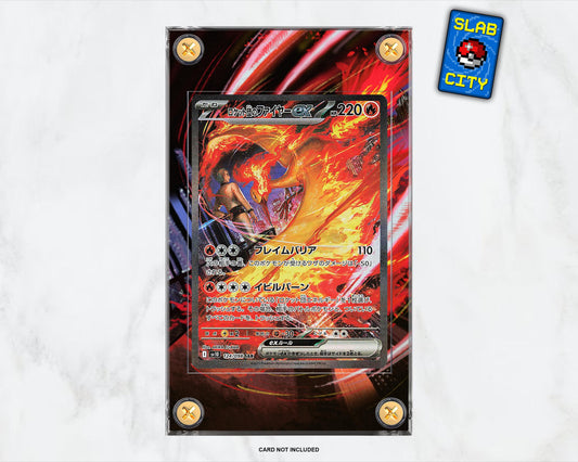 Team Rocket's Moltres Destined Rivals Extended Art Pokémon Card Display Case