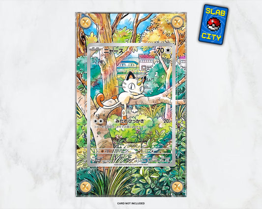 Meowth #192 SV Promo Extended Art Pokémon Card Display Case