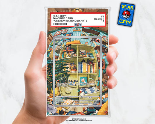Litten #167 Temporal Forces Extended Art Insert for Graded Card Slabs
