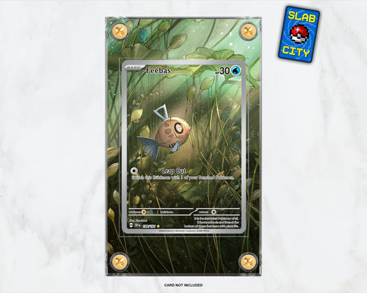 Feebas #198 Surging Sparks Extended Art Pokémon Card Display Case
