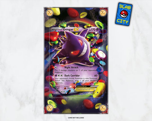 Gengar EX #34 Phantom Forces Extended Art Pokémon Card Display Case