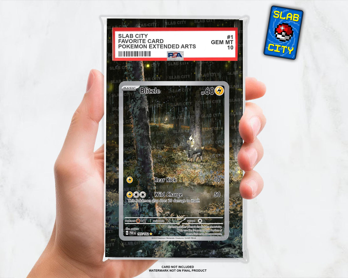 Blitzle #195 Paradox Rift Extended Art Insert for Graded Card Slabs