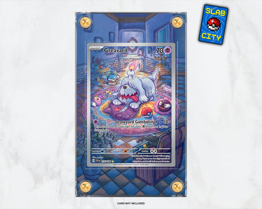 Greavard #214 Scarlet & Violet Extended Art Pokémon Card Display Case