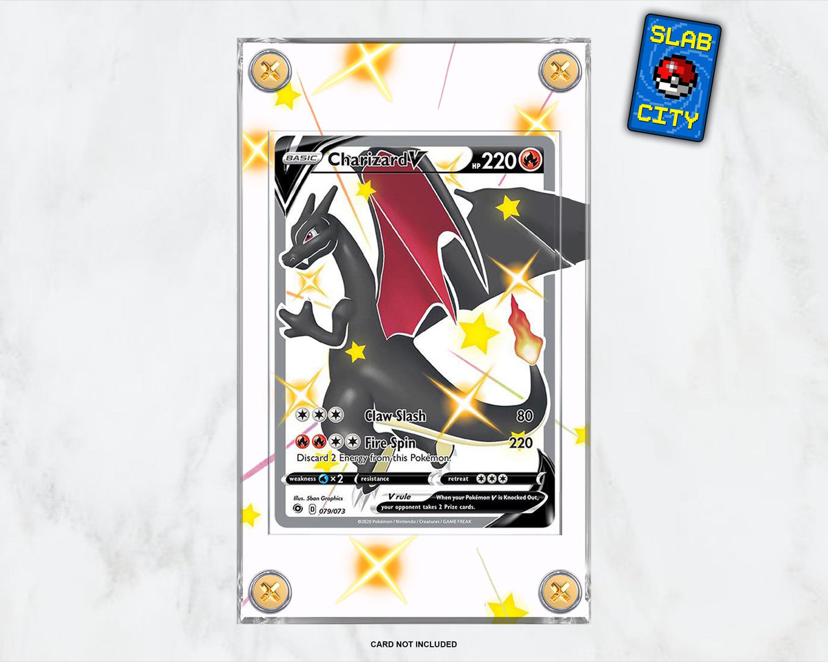 Charizard V #79 Champion's Path Extended Art Pokémon Card Display Case