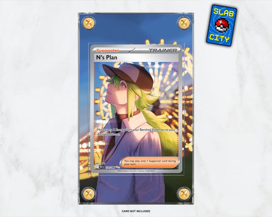 N's Plan #170 Black Bolt Extended Art Pokémon Card Display Case