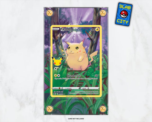 Pikachu #005 Celebrations Extended Art Pokémon Card Display Case