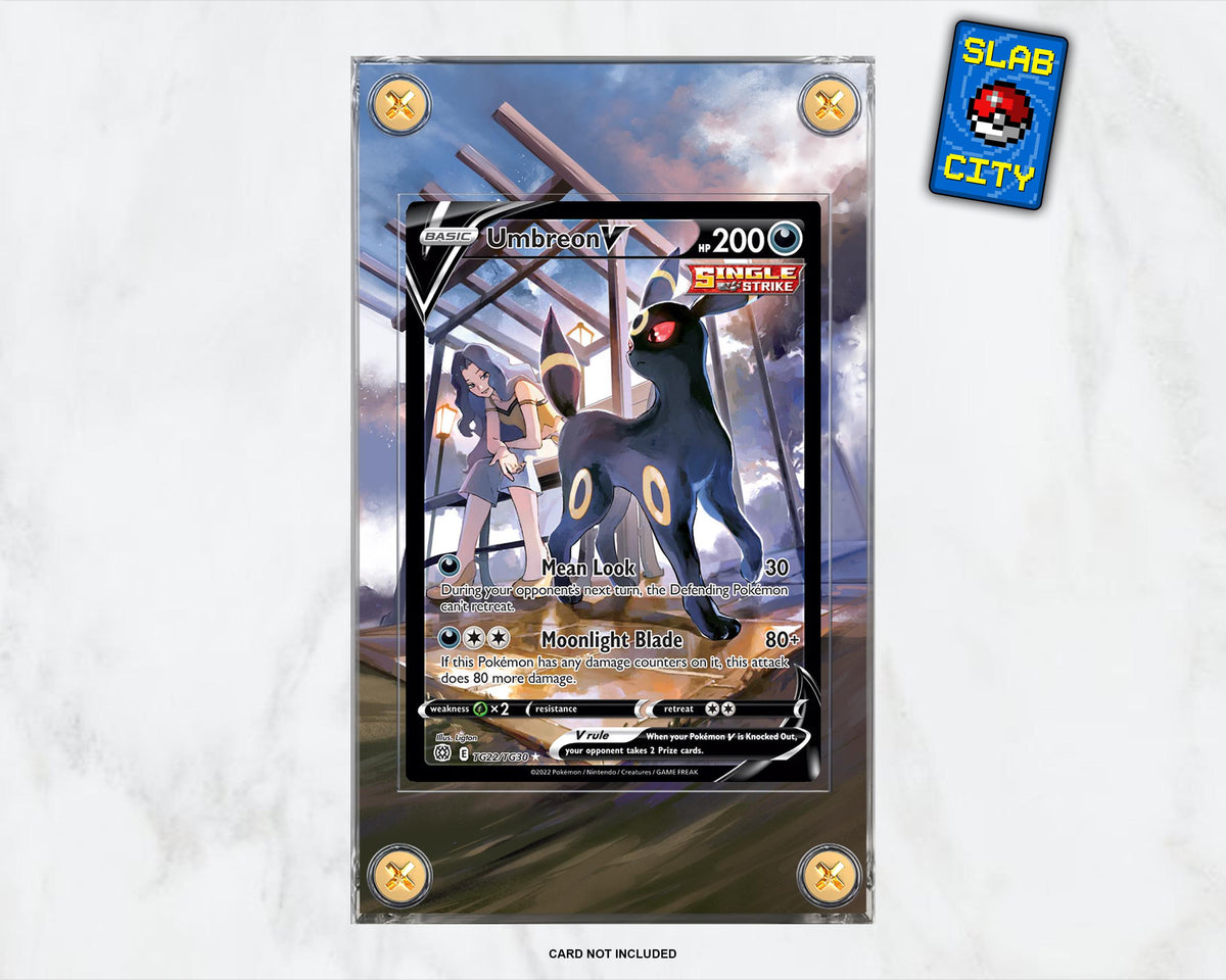 Umbreon V #TG22 Brilliant Stars Extended Art Pokémon Card Display Case