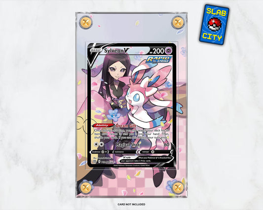 Sylveon V #TG14 Brilliant Stars Extended Art Pokémon Card Display Case