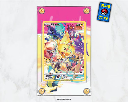 Pikachu #160 Crown Zenith Extended Art Pokémon Card Display Case