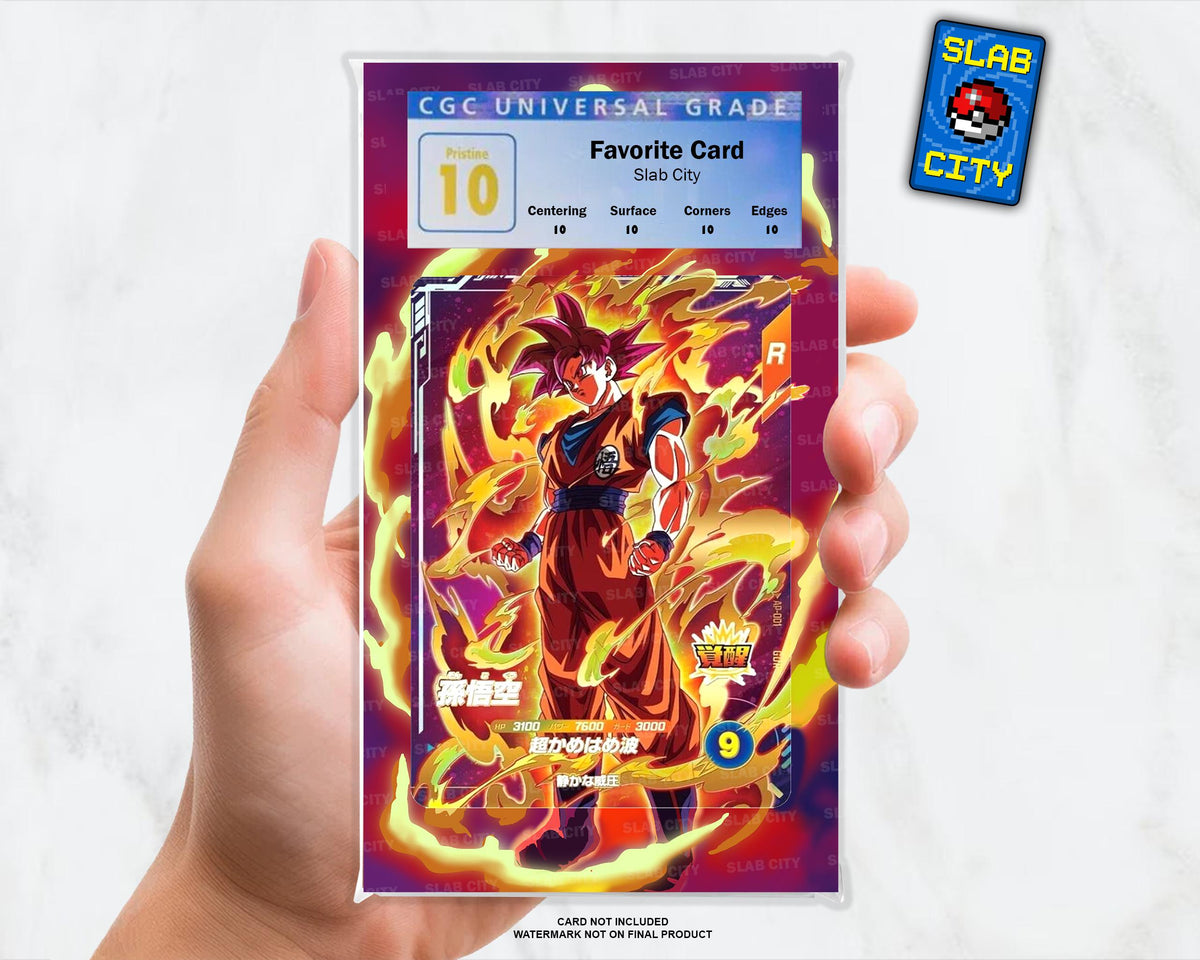 Son Goku Dragon Ball Super Divers Extended Art Insert for Graded Card Slabs