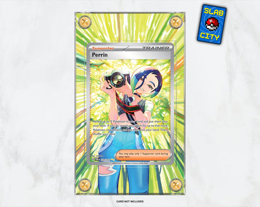 Perrin #220 Twilight Masquerade Extended Art Pokémon Card Display Case