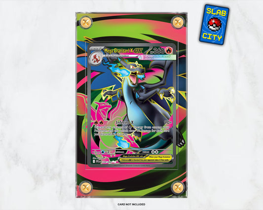 Mega Charizard X ex #109 Phantasmal Flames Extended Art Pokémon Display Case