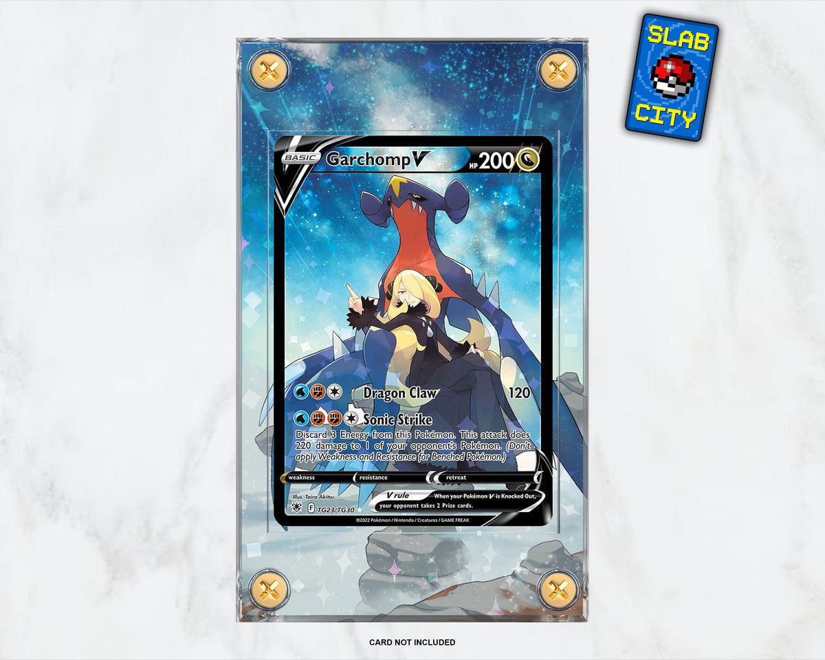 Garchomp V #TG23 Astral Radiance Extended Art Pokémon Card Display Case