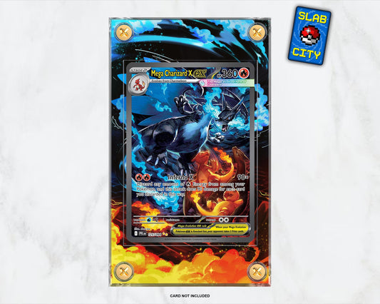 Charizard ex #125 Phantasmal Flames Extended Art Pokémon Card Display Case