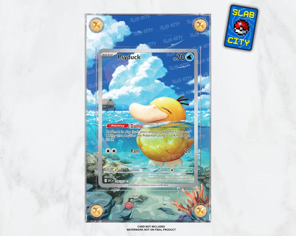 Psyduck #226 Ascended Heroes Extended Art Pokémon Card Display Case