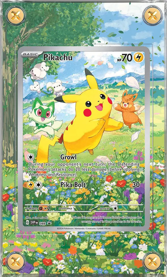 Pikachu SVP 088 extended-art display case